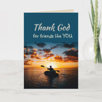 Thank God for Friends like you Lake Kayaking
