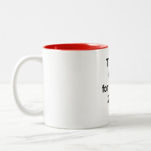 Thank God for Trump 2024 Two-Tone Coffee Mug