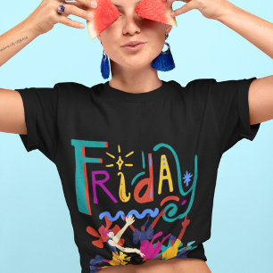 Thank God It's Friday Funny Colourful Friday Mem T-Shirt