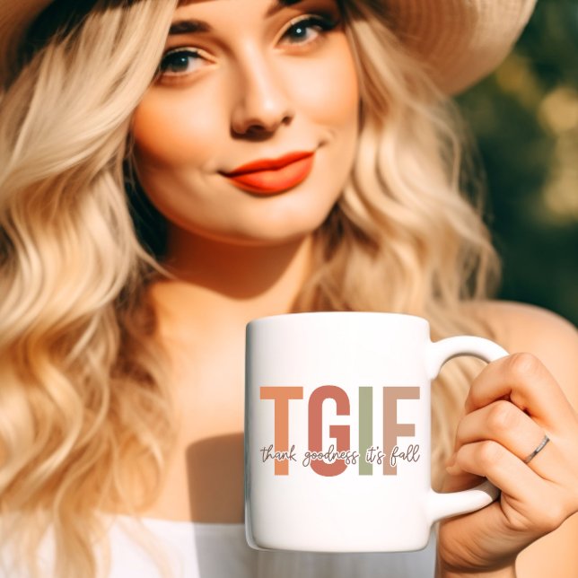 Thank goodness it's fall coffee mug (Creator Uploaded)