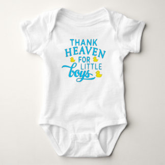 Thank heaven for little boys bodysuit