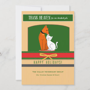 Thank Heaven for Pets Greeting Card