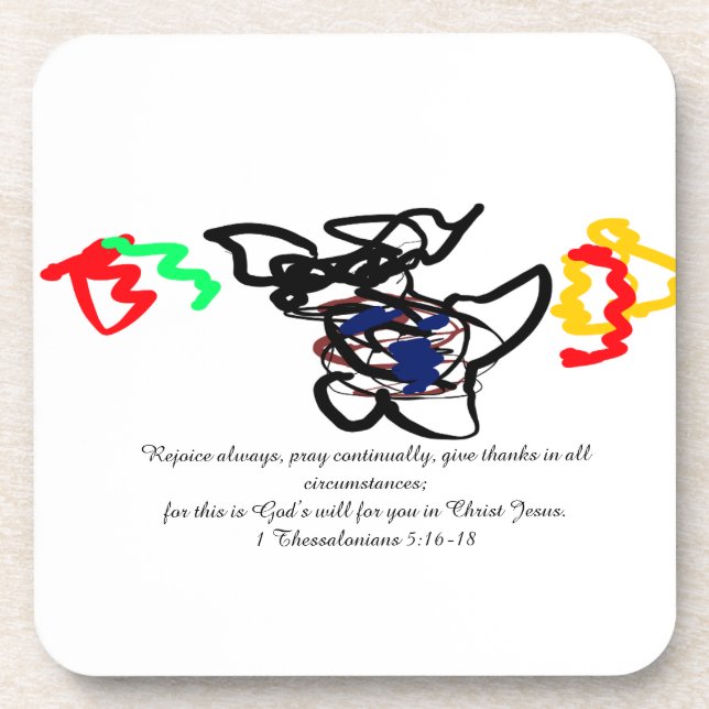Thank jesus coaster (Front)