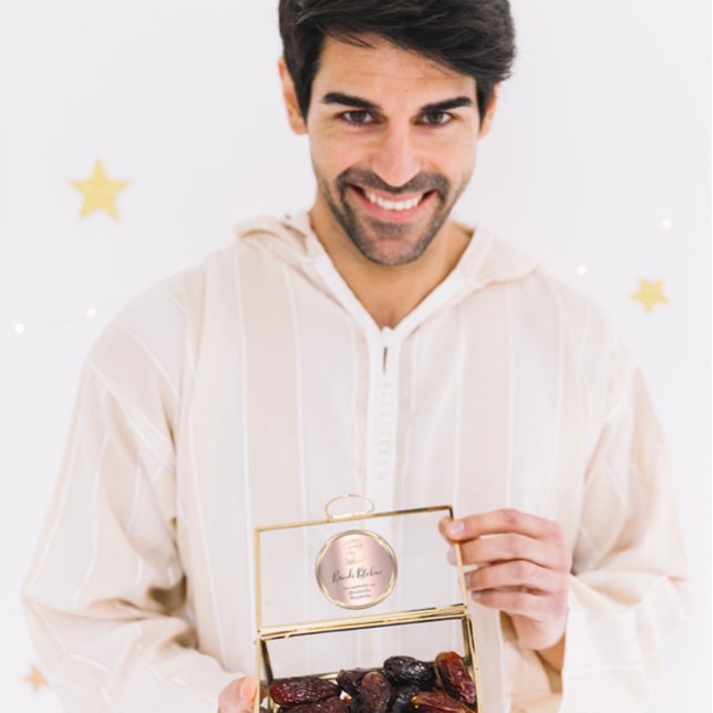 Thank Logo Kitchen Cooking Chef Rose Gold Elegant Classic Round Sticker (Thank Logo Kitchen Cooking Chef Rose Gold Elegant Classic Round Sticker)