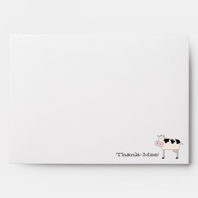Thank-Moo! Customized Envelope (Front)