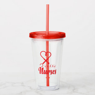 Thank Nurses Acrylic Tumbler