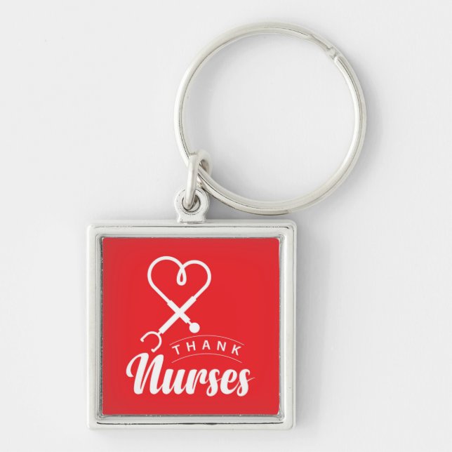 Thank Nurses Keychain (Front)