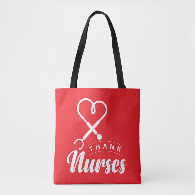Thank Nurses Tote Bag (Front)