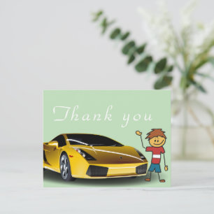Thank to mechanic  postcard