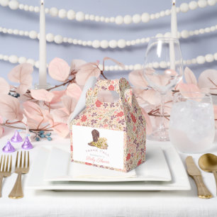 Thank Y'all Cowboy Boot & Bouquet Baby Shower Favor Box
