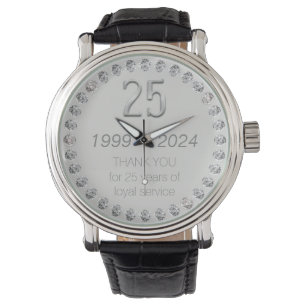 Thank You 25th Anniversary Employee Work Watch