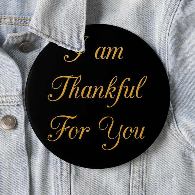Thank you. 6 inch round button (In Situ)