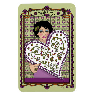Thank You_A_4x6 Refrigerator Magnet