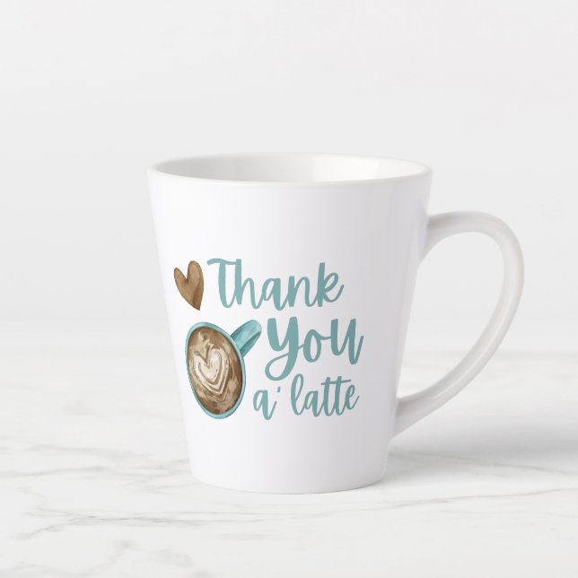 Thank You A' Latte Mug (Right)