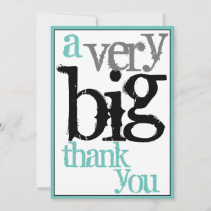 Thank You A Very Big Employee Group Appreciation Card