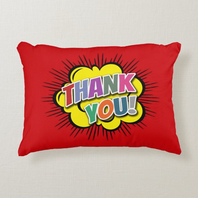 Thank You Accent Pillow (Front)