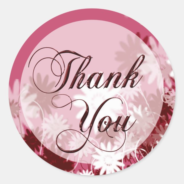 Thank You Acknowledgement Envelope Seal (Front)