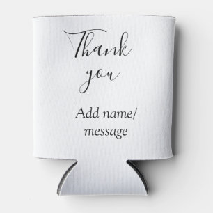 Thank you add name message simple stylish calligra can cooler