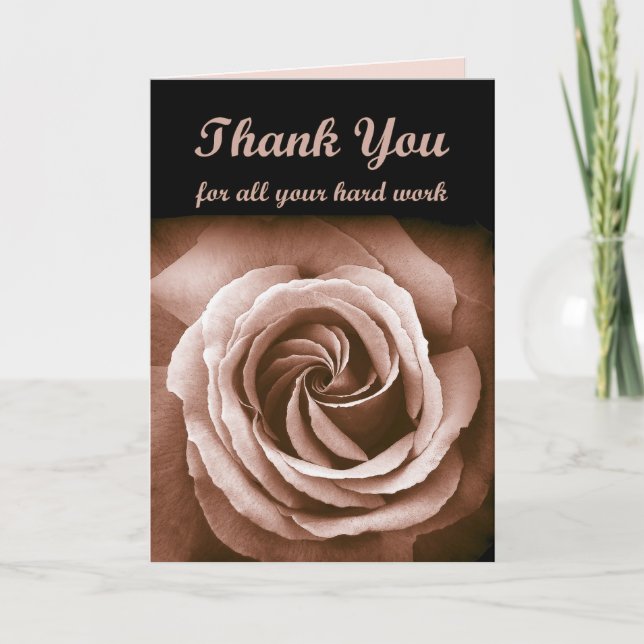 THANK YOU Administrative Professionals Day COCOA Card (Front)