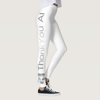 "Thank You AI" Active Leggings