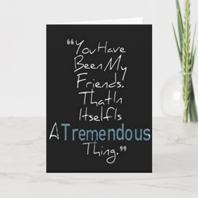 *****THANK YOU***** AMAZING FRIENDS THANK YOU CARD (Front)