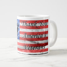 Thank You America's Veterans with Flag and Soldier
