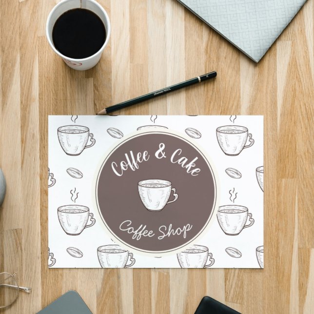 Thank you and Logo Card for Small Coffee Shop (Creator Uploaded)