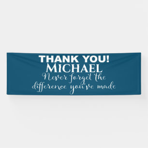 Thank You Appreciation Personalized Banner