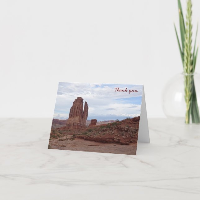Thank You - Arches Card (Front)
