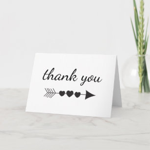 Thank You Arrow Hearts Card