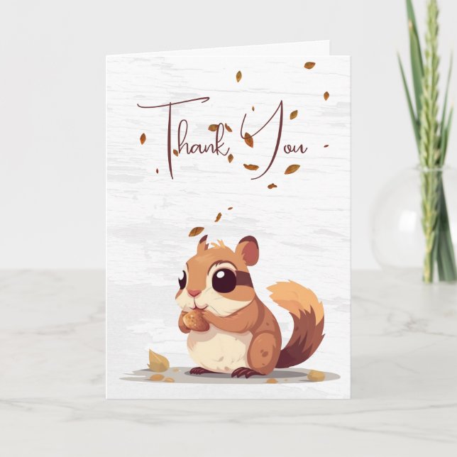 Thank You Autumn Squirrel (Front)
