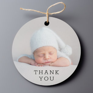 Thank You Baby Newborn Baby Shower Script Favour Tags