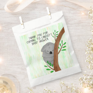 Thank You Baby Shower Favour Sleepy Koala Bear  Bag