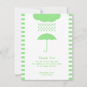 Thank You Baby Shower Neutral Card