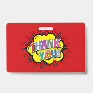 Thank You Badge