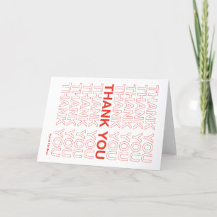 Thank You Bag Thank You Card