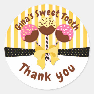 Thank You Bakery Box Seals Sm