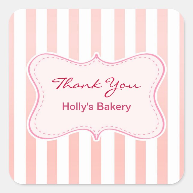 thank you bakery stickers (Front)