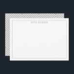 THANK YOU BAR MITZVAH modern simple name pale grey<br><div class="desc">by kat massard >>> https://linktr.ee/simplysweetpaperie <<< A simple, stylish way to say thank you to your guest's for attending your event. Setup as a template it is simple for you to add your own details, or hit the customise button and you can add or change text, fonts, sizes etc TIP...</div>