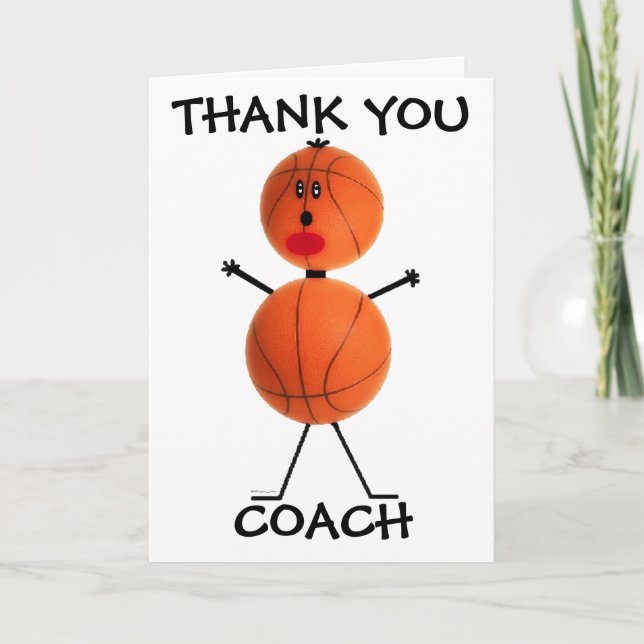 Thank You Basketball Coach (Front)