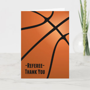 Thank You Basketball Referee for Professionalism