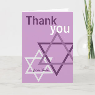 Thank you Bat Mitzvah Card