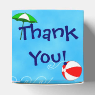 Thank You Beach Ball Pool Umbrella Party Favour Bo Favor Box