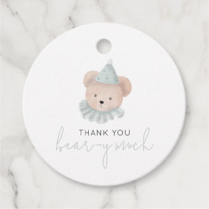 Thank You Bear-y Much Favour Tags