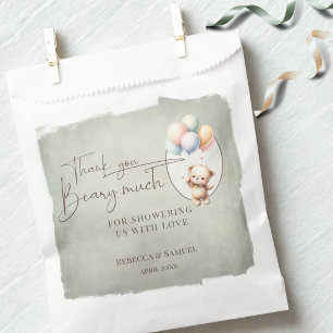 Thank You Beary Much, Bearly Wait Baby Shower Favour Bag