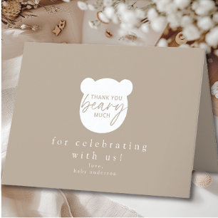 Thank You Beary Much Card