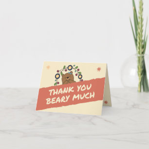 thank you beary much card