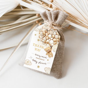 Thank You Beary Much Teddy Bear Shower Gift Tags
