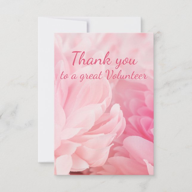 Thank You Beautiful Flower Peony Garden Floral (Front)