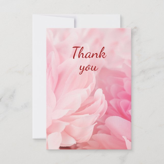 Thank You Beautiful Flower Roses Garden Floral (Front)